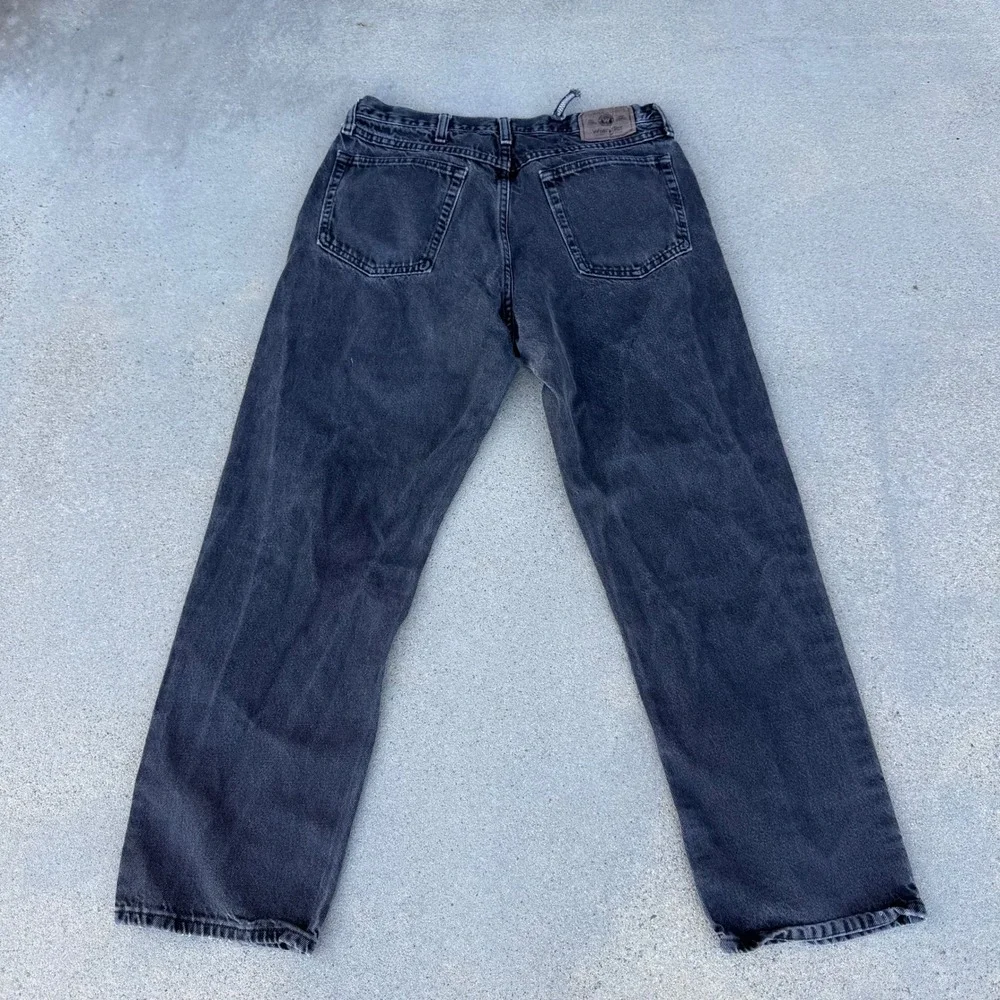 Wrangler‎ Men Straight Leg Jeans Washed Black 34x30